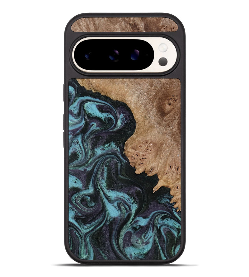 Pixel 9 Pro XL Wood Phone Case - Adda (Green, 818545)