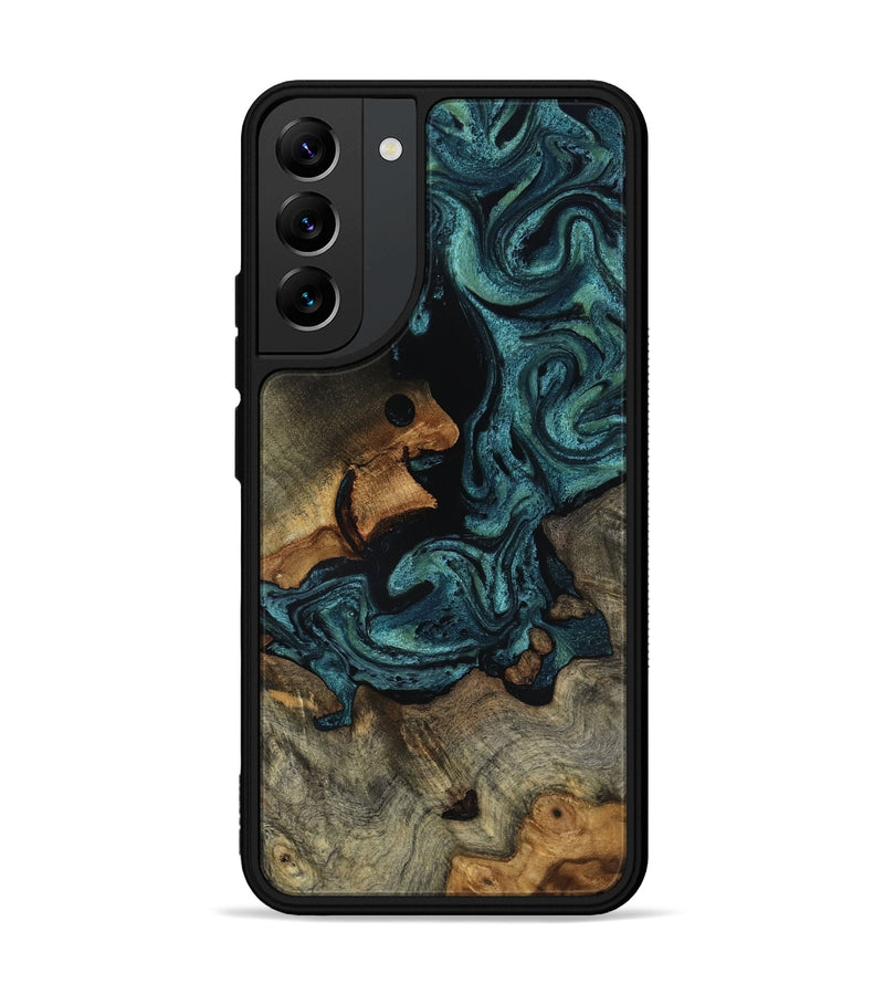 Galaxy S22 Plus Wood Phone Case - Emmit (Green, 818547)