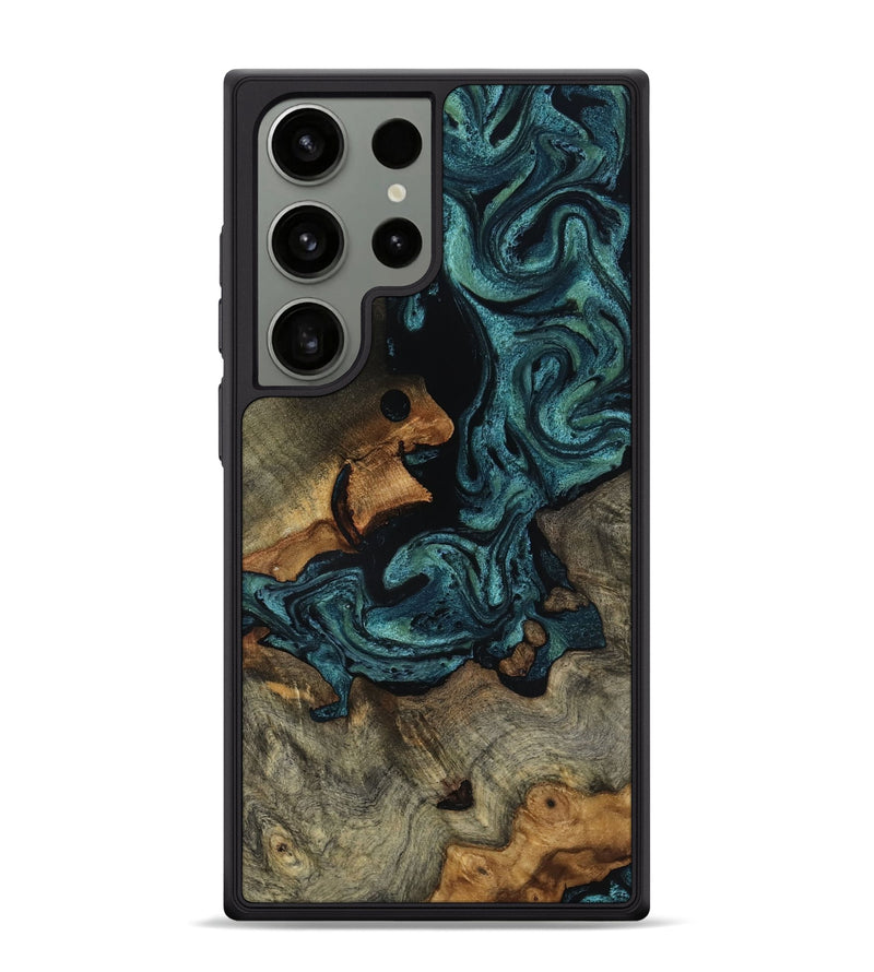 Galaxy S24 Ultra Wood Phone Case - Emmit (Green, 818547)