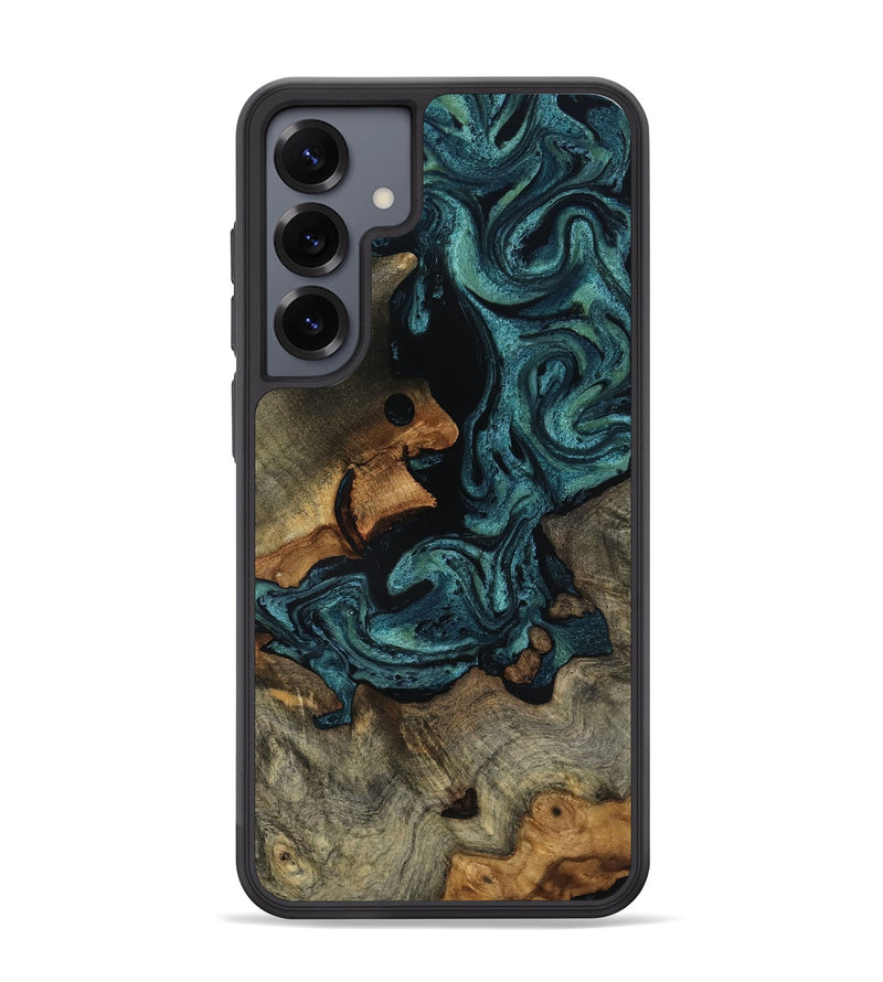 Galaxy S25 Plus Wood Phone Case - Emmit (Green, 818547)