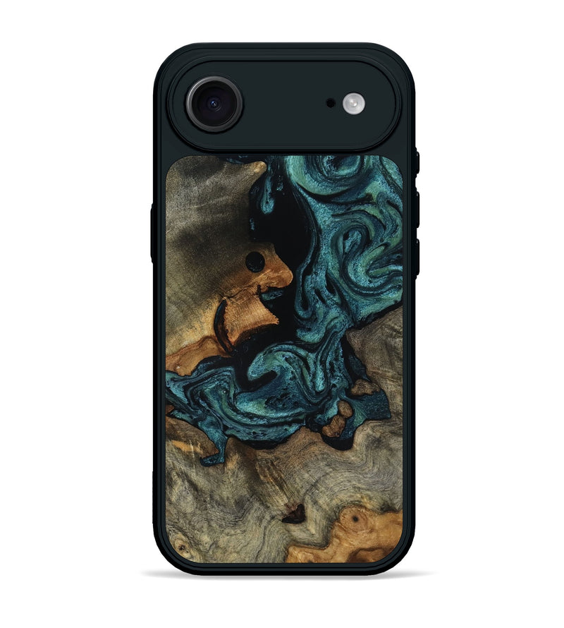 iPhone 17 Air Wood Phone Case - Emmit (Green, 818547)