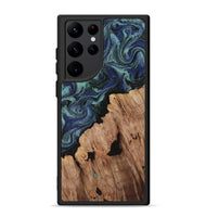 Galaxy S22 Ultra Wood Phone Case - Hadley (Blue, 818548)