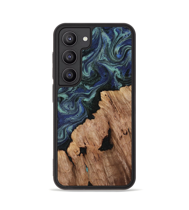 Galaxy S23 Wood Phone Case - Hadley (Blue, 818548)