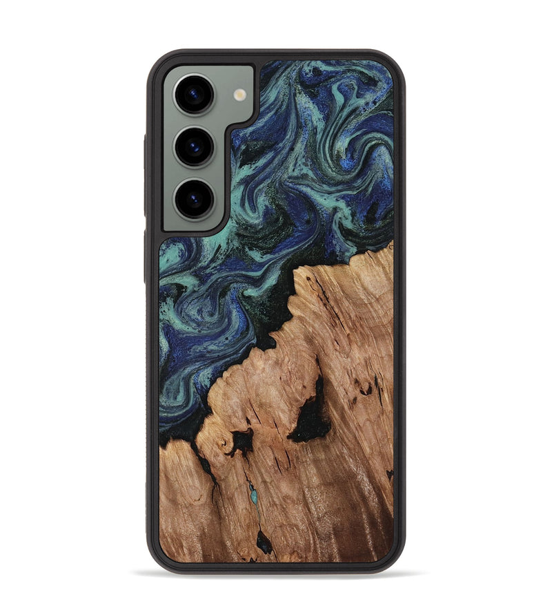 Galaxy S23 Plus Wood Phone Case - Hadley (Blue, 818548)