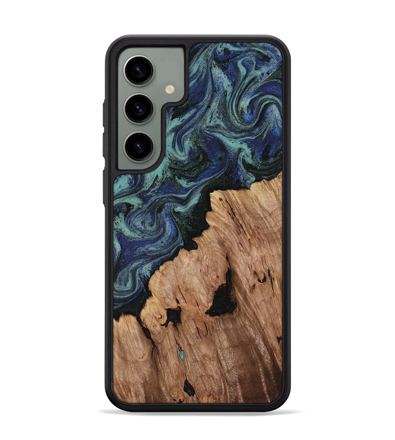 Galaxy S24 Plus Wood Phone Case - Hadley (Blue, 818548)