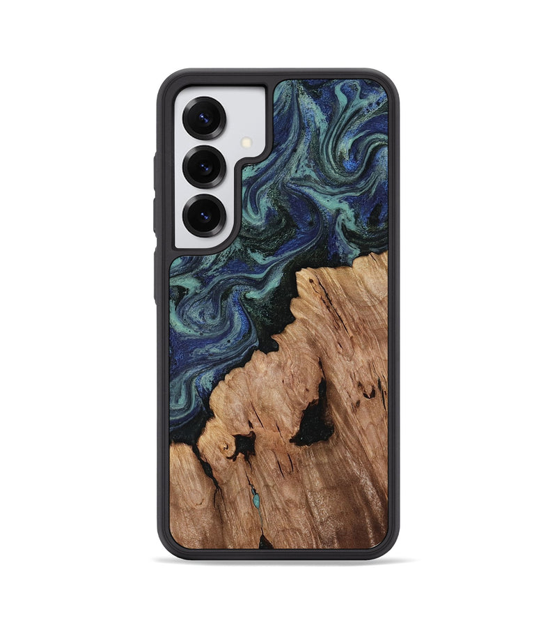 Galaxy S25 Wood Phone Case - Hadley (Blue, 818548)