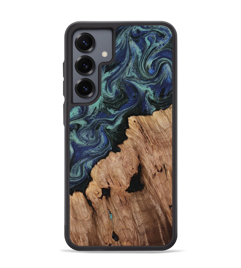 Galaxy S25 Plus Wood Phone Case - Hadley (Blue, 818548)