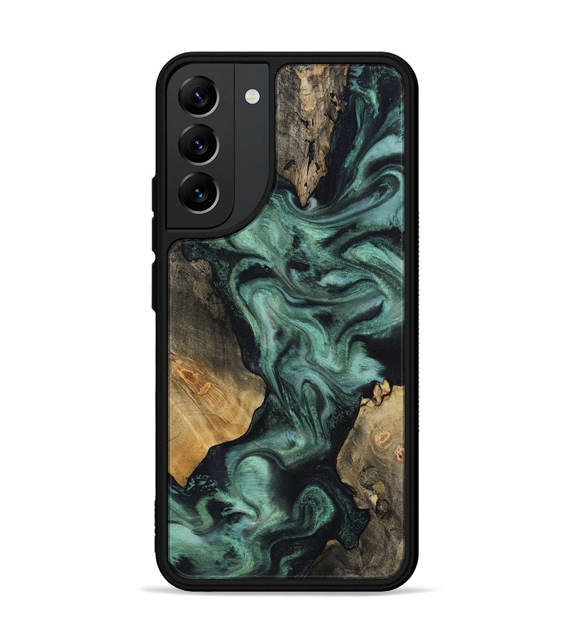 Galaxy S22 Plus Wood Phone Case - Hailey (Green, 818549)