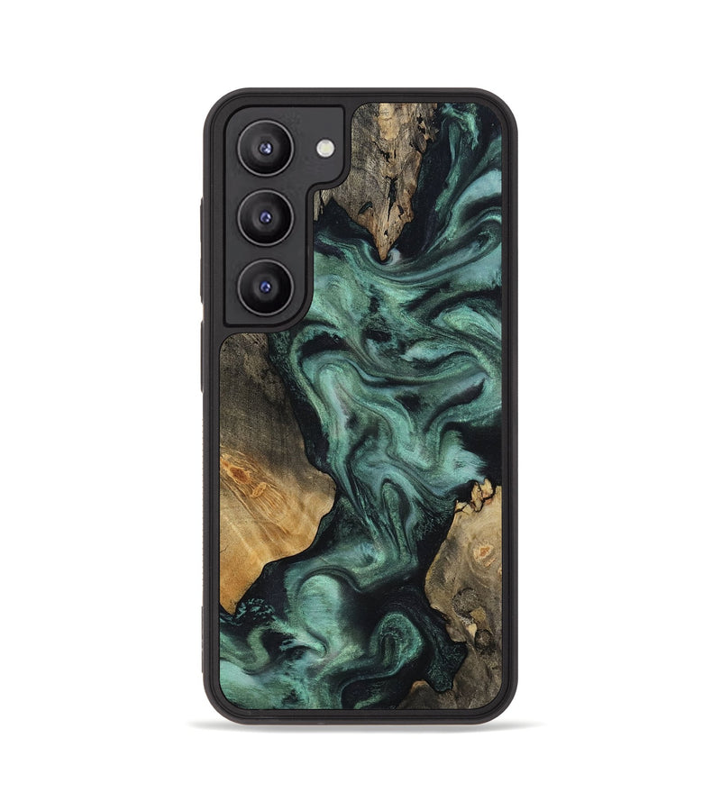Galaxy S23 Wood Phone Case - Hailey (Green, 818549)