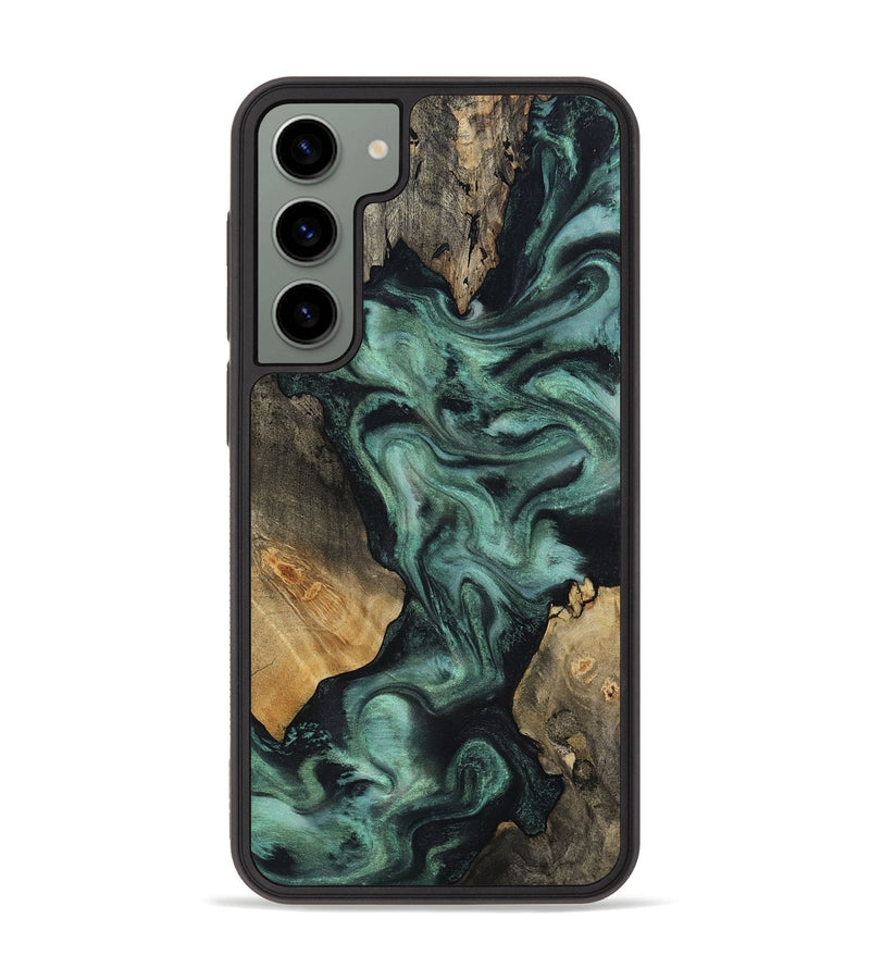 Galaxy S23 Plus Wood Phone Case - Hailey (Green, 818549)