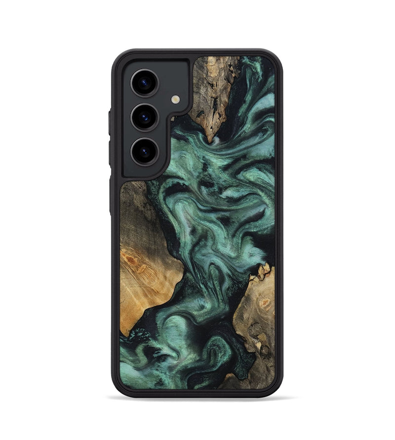 Galaxy S24 Wood Phone Case - Hailey (Green, 818549)