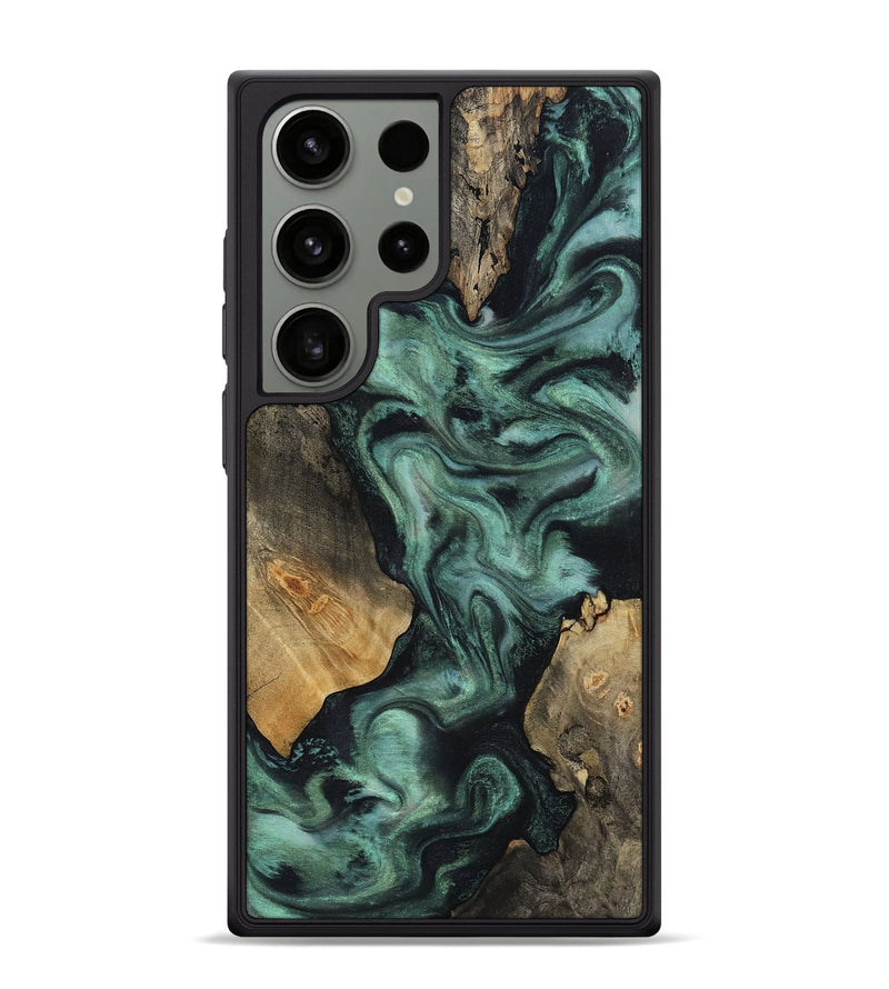 Galaxy S24 Ultra Wood Phone Case - Hailey (Green, 818549)