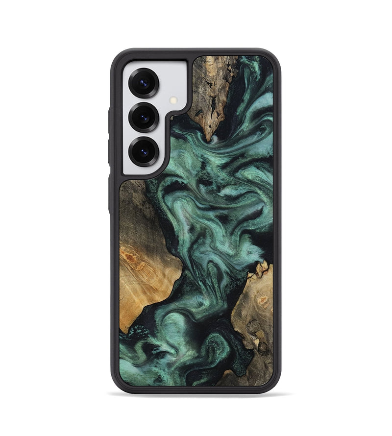Galaxy S25 Wood Phone Case - Hailey (Green, 818549)