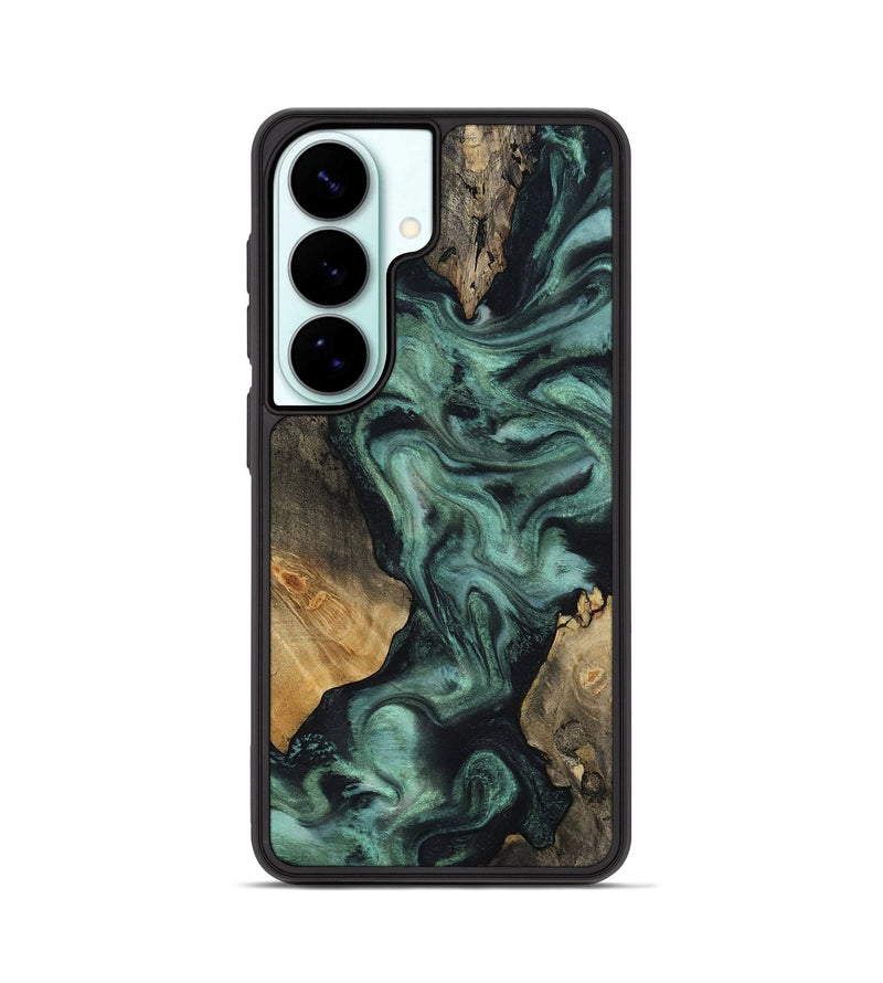 Galaxy S26 Wood Phone Case - Hailey (Green, 818549)