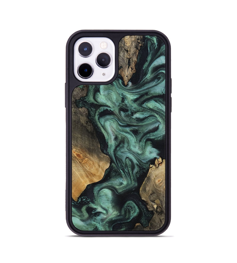 iPhone 11 Pro Wood Phone Case - Hailey (Green, 818549)