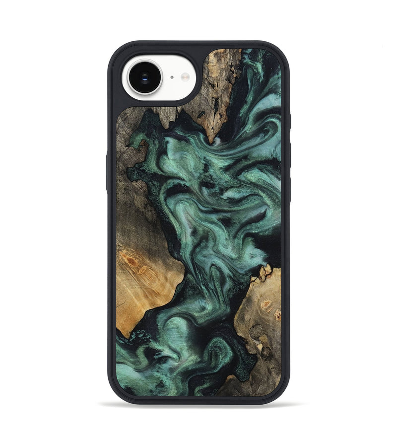 iPhone 16e Wood Phone Case - Hailey (Green, 818549)