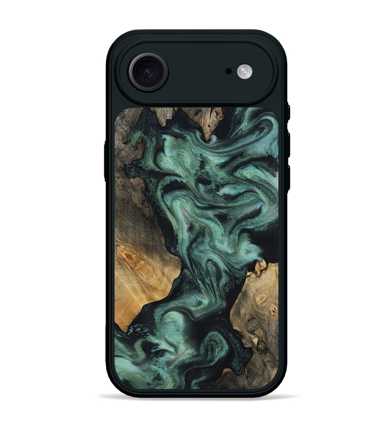 iPhone 17 Air Wood Phone Case - Hailey (Green, 818549)