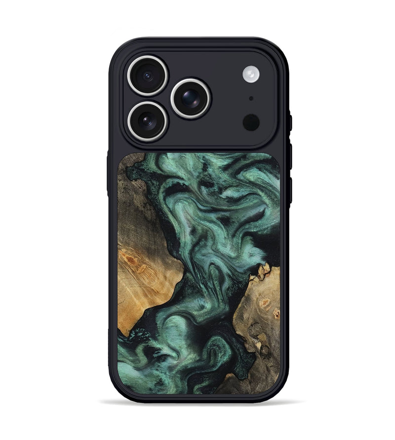 iPhone 17 Pro Wood Phone Case - Hailey (Green, 818549)