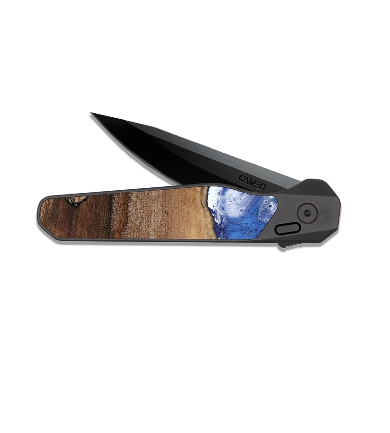 EDC Dark Slate Wood Pocket Knife - Jamaal (Coastal, 818550)