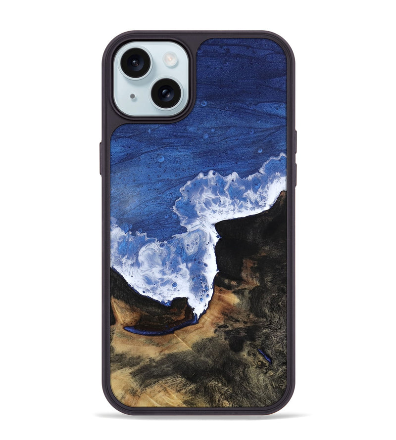 iPhone 15 Plus Wood Phone Case - Leah (Coastal, 818552)
