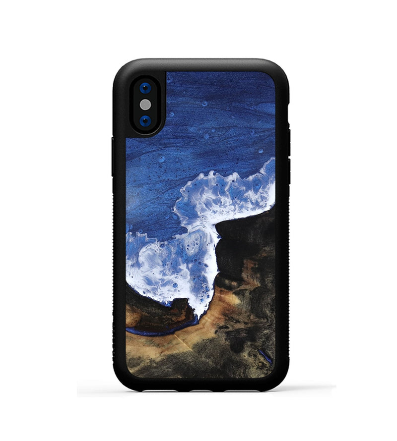 iPhone Xs Wood Phone Case - Leah (Coastal, 818552)