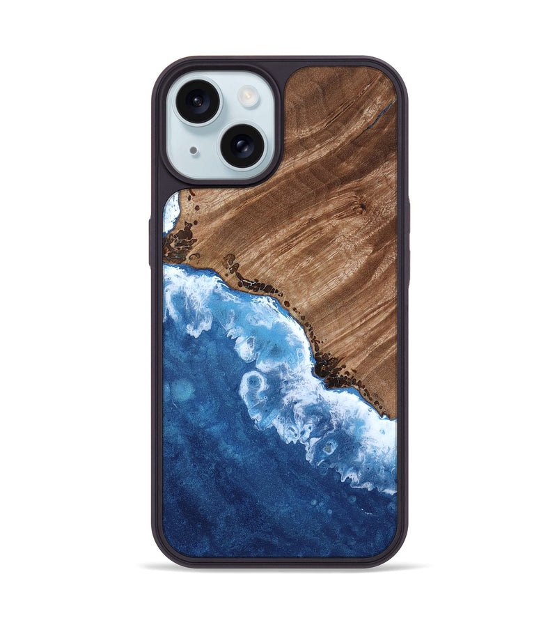 iPhone 15 Wood Phone Case - Manilla (Coastal, 818557)