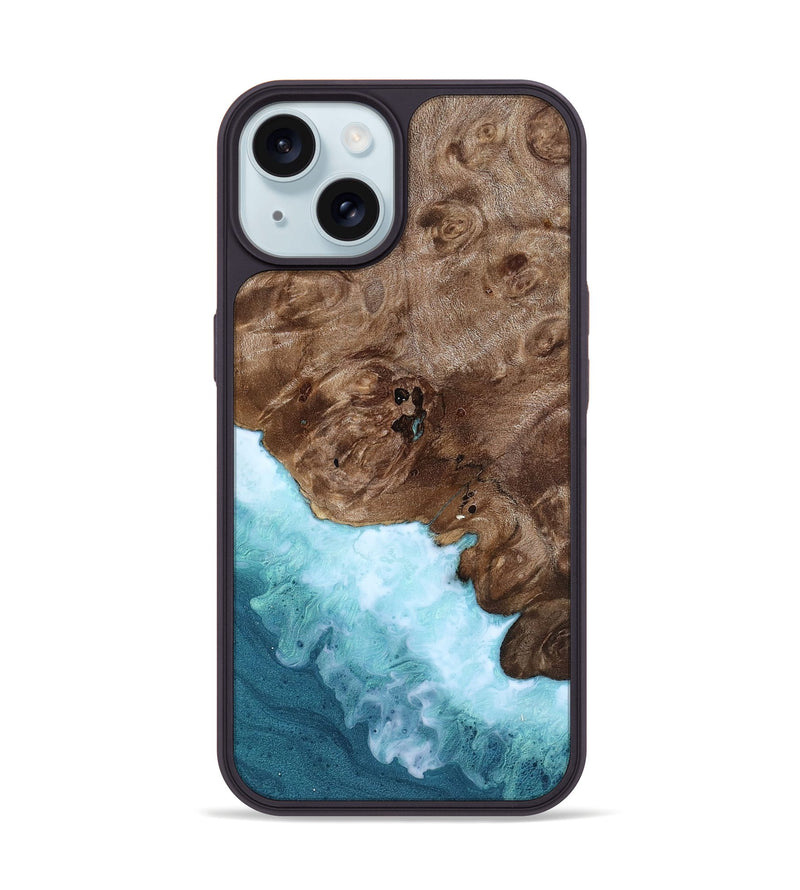 iPhone 15 Wood Phone Case - Aimee (Coastal, 818558)