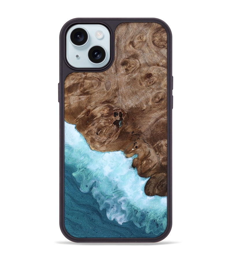 iPhone 15 Plus Wood Phone Case - Aimee (Coastal, 818558)
