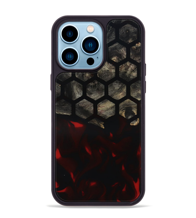 iPhone 14 Pro Max Wood Phone Case - Maritza (Pattern, 818560)