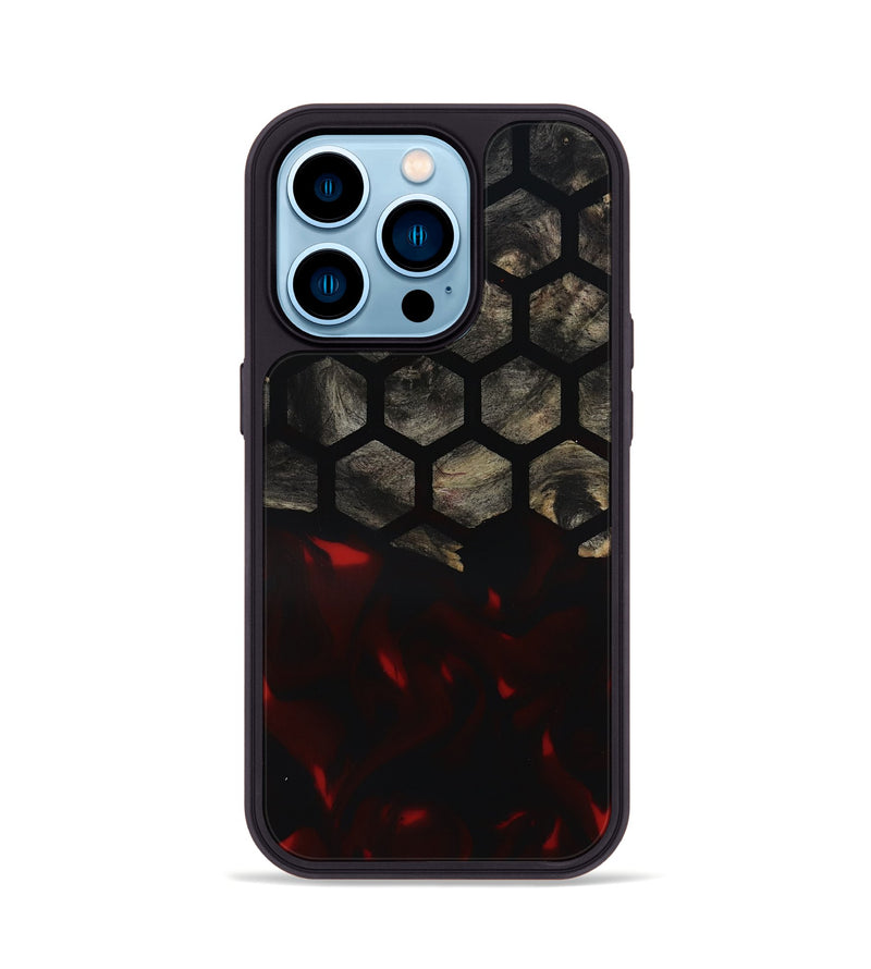 iPhone 14 Pro Wood Phone Case - Maritza (Pattern, 818560)