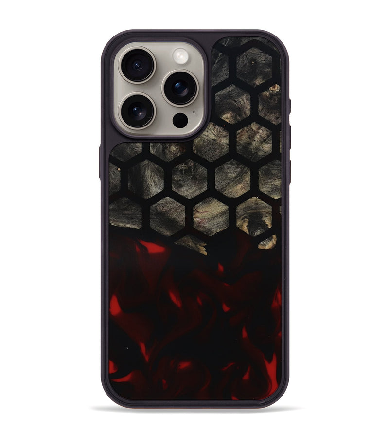 iPhone 15 Pro Max Wood Phone Case - Maritza (Pattern, 818560)