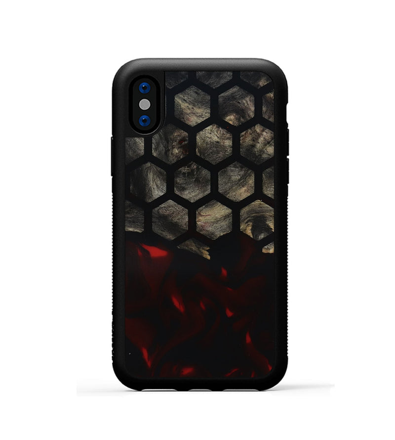 iPhone Xs Wood Phone Case - Maritza (Pattern, 818560)