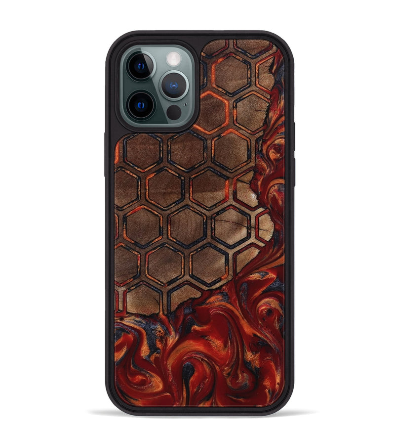 iPhone 12 Pro Max Wood Phone Case - Edwin (Pattern, 818561)