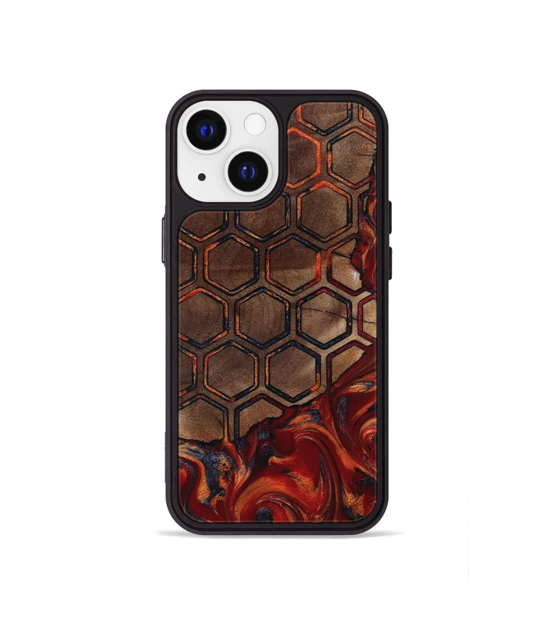 iPhone 13 mini Wood Phone Case - Edwin (Pattern, 818561)