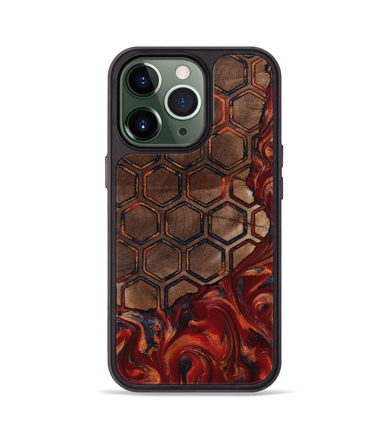iPhone 13 Pro Wood Phone Case - Edwin (Pattern, 818561)