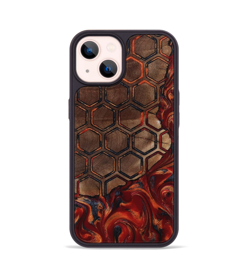 iPhone 14 Wood Phone Case - Edwin (Pattern, 818561)