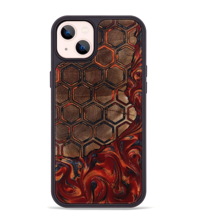 iPhone 14 Plus Wood Phone Case - Edwin (Pattern, 818561)