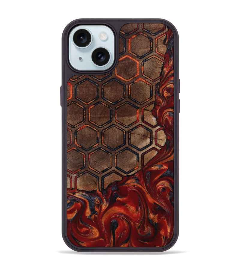 iPhone 15 Plus Wood Phone Case - Edwin (Pattern, 818561)