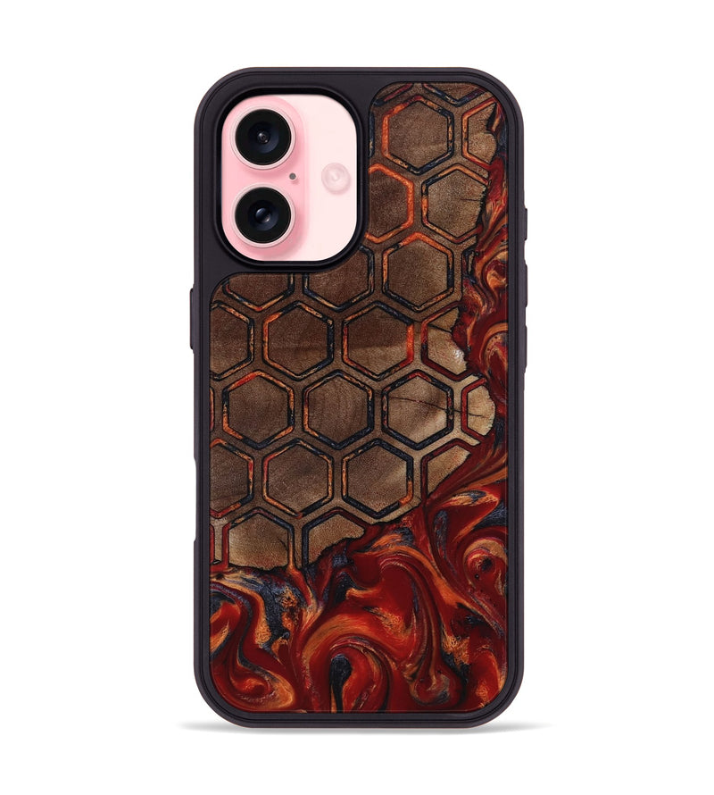 iPhone 16 Wood Phone Case - Edwin (Pattern, 818561)