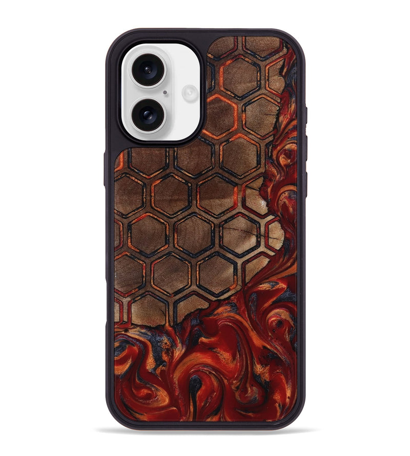 iPhone 16 Plus Wood Phone Case - Edwin (Pattern, 818561)