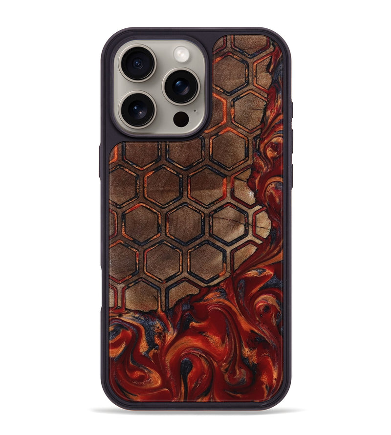 iPhone 16 Pro Max Wood Phone Case - Edwin (Pattern, 818561)
