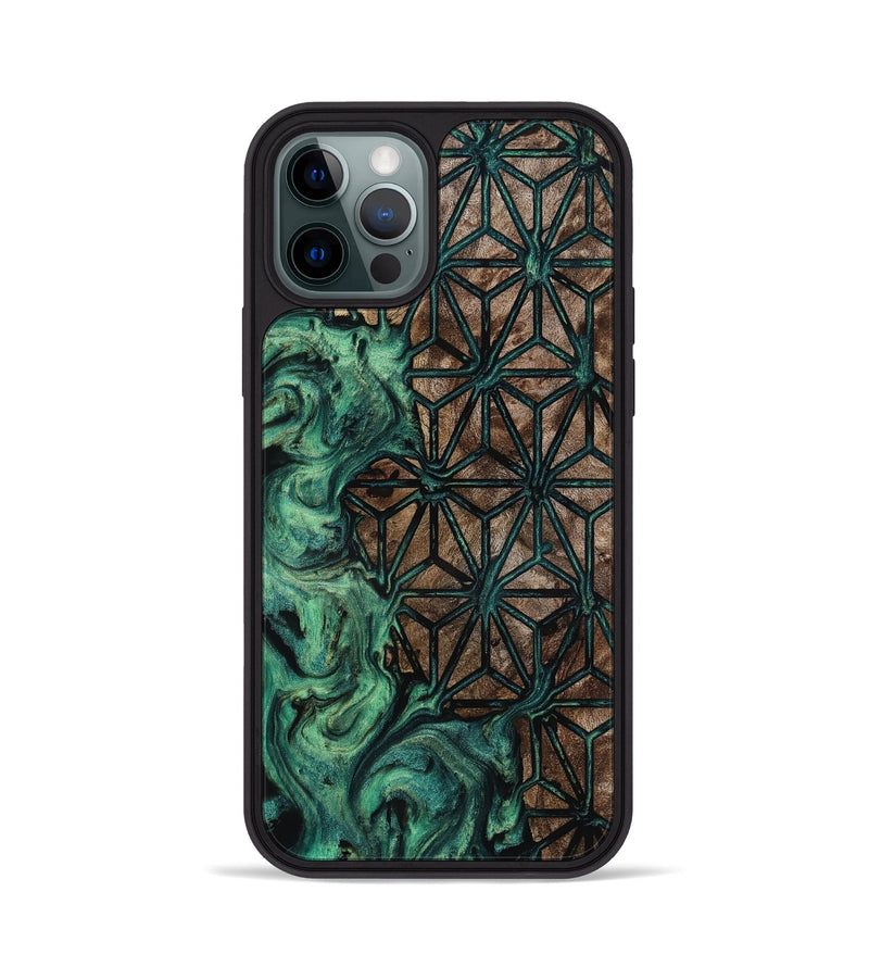 iPhone 12 Pro Wood Phone Case - Zaire (Pattern, 818563)
