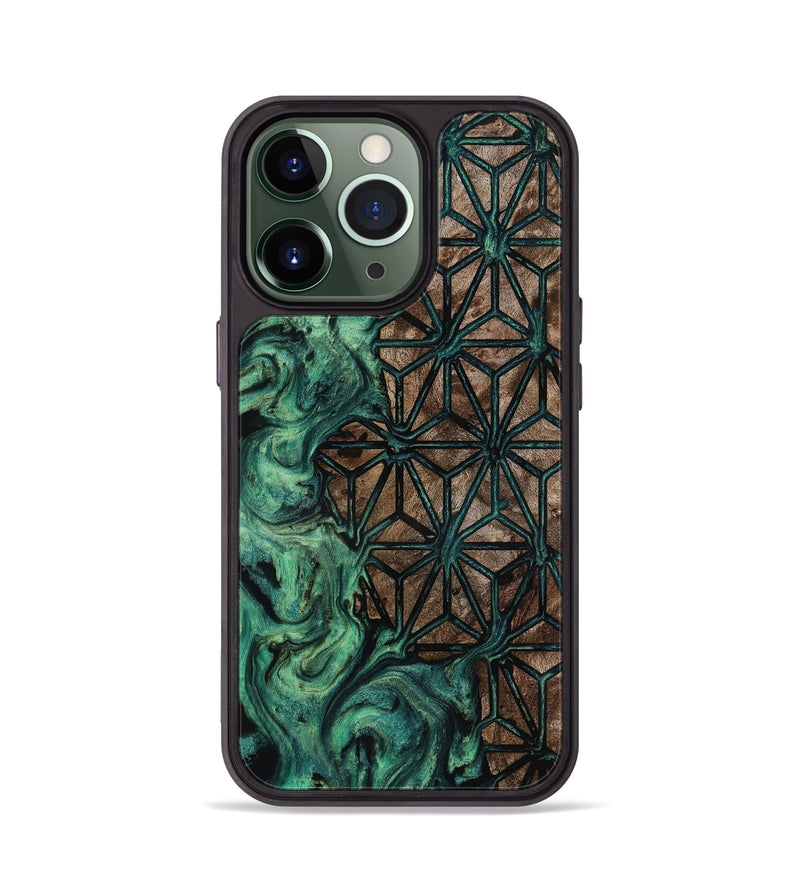 iPhone 13 Pro Wood Phone Case - Zaire (Pattern, 818563)