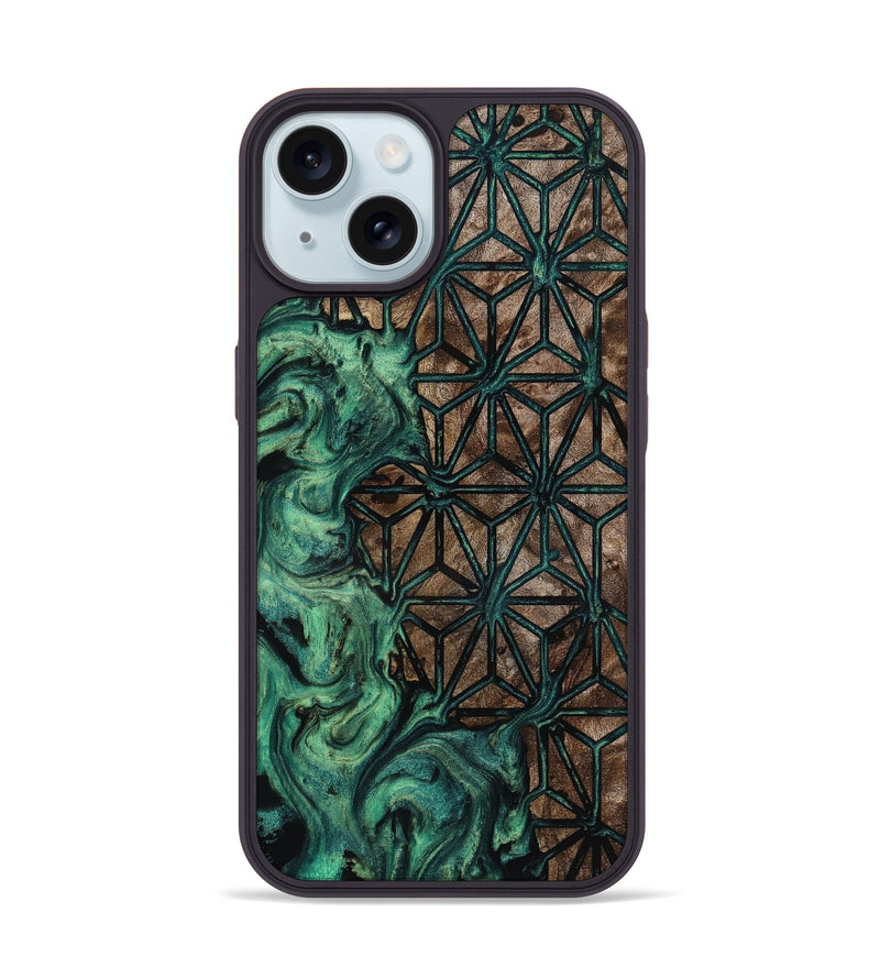 iPhone 15 Wood Phone Case - Zaire (Pattern, 818563)