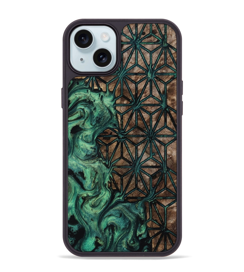 iPhone 15 Plus Wood Phone Case - Zaire (Pattern, 818563)