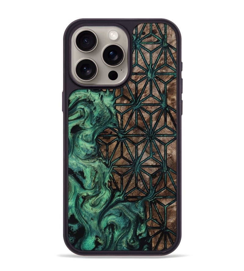 iPhone 15 Pro Max Wood Phone Case - Zaire (Pattern, 818563)