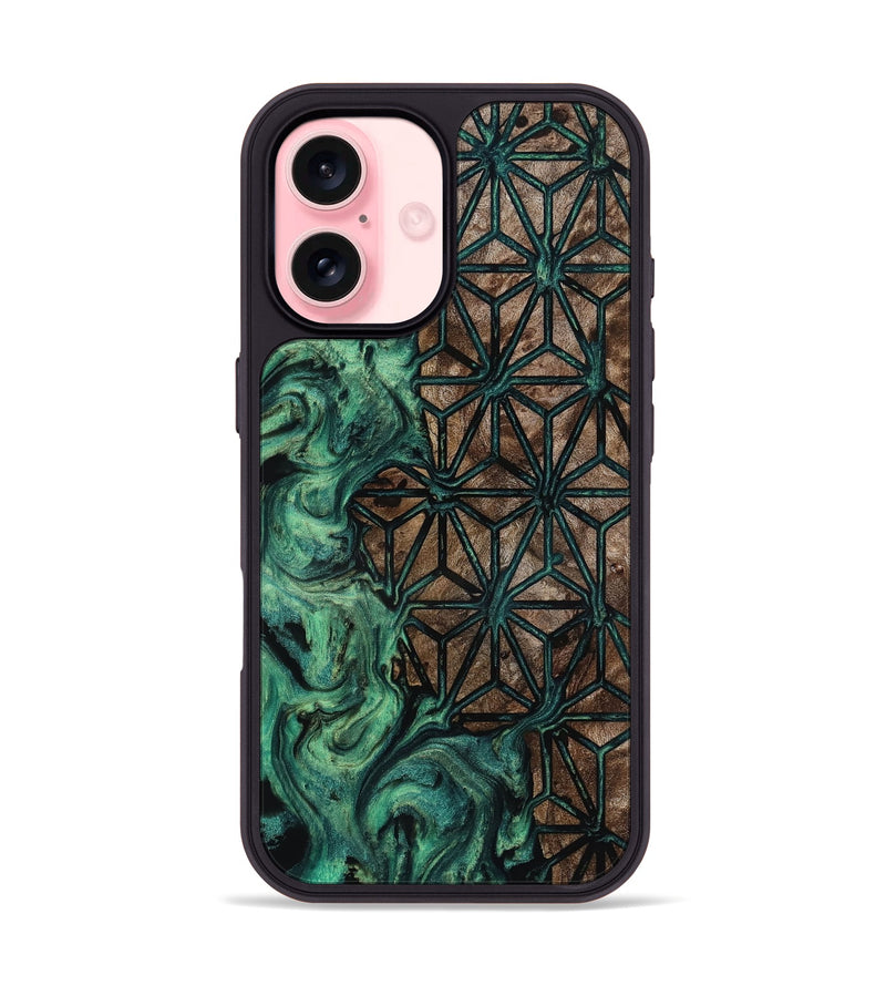 iPhone 16 Wood Phone Case - Zaire (Pattern, 818563)