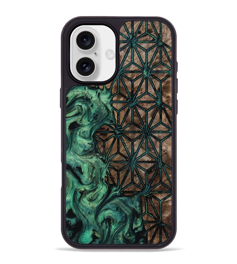 iPhone 16 Plus Wood Phone Case - Zaire (Pattern, 818563)