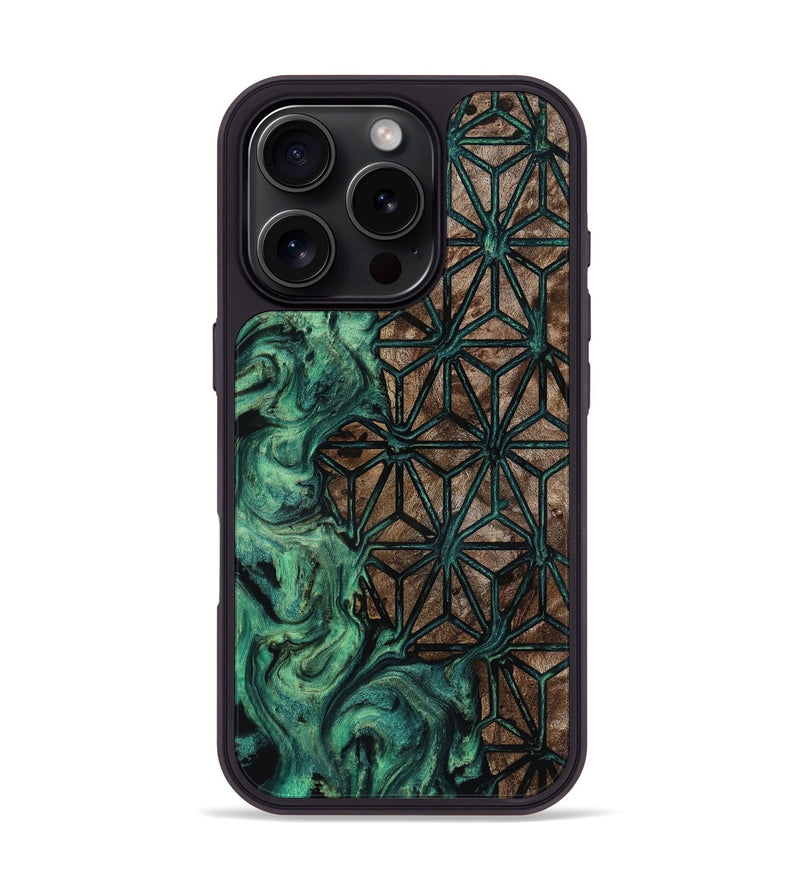 iPhone 16 Pro Wood Phone Case - Zaire (Pattern, 818563)