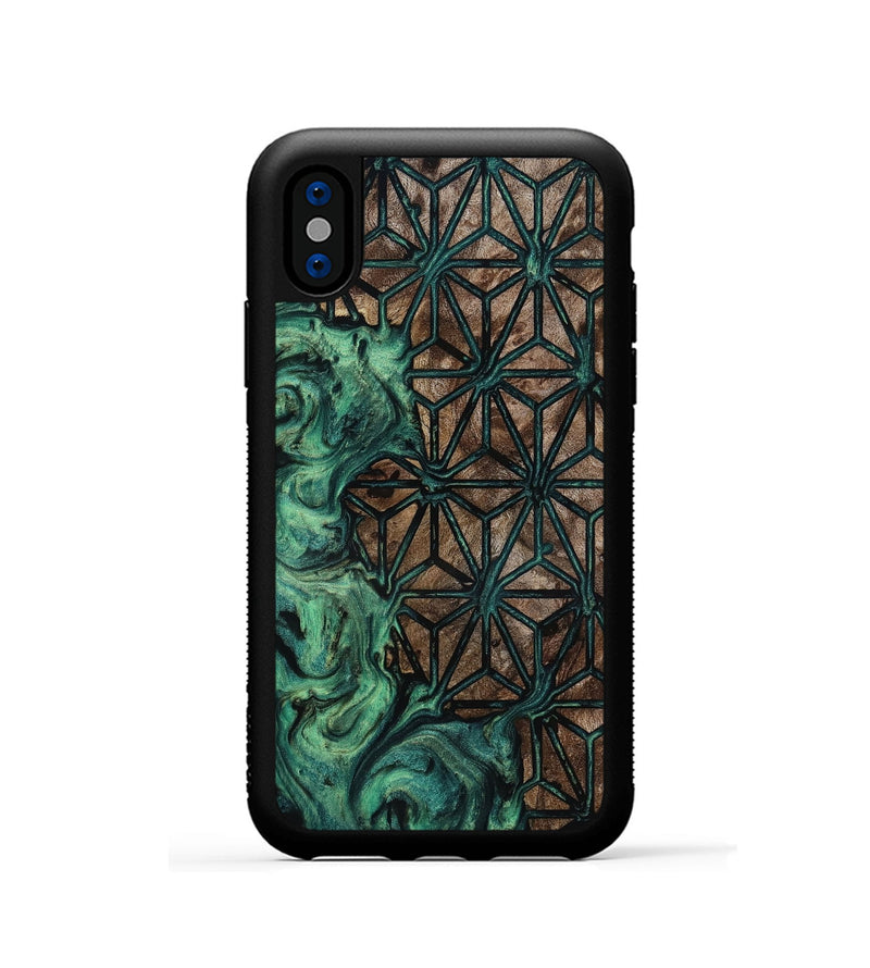 iPhone Xs Wood Phone Case - Zaire (Pattern, 818563)